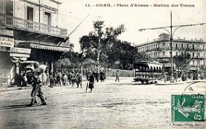 PA c- 002- Place d'Armes- trams et autobus